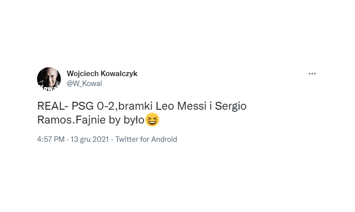 Kowal WYTYPOWAŁ WYNIK meczu Realu z PSG w LM :D